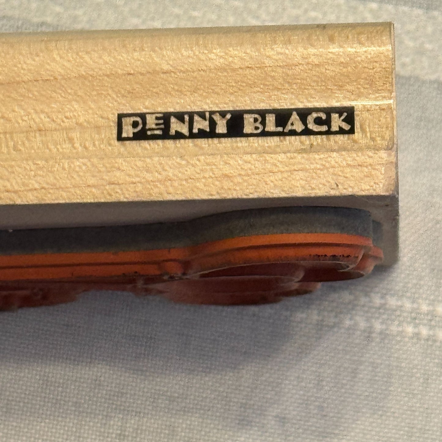 Penny Black Rubber Stamp Tokens Of Love Teddy Bear With Heart Balloons Valentine