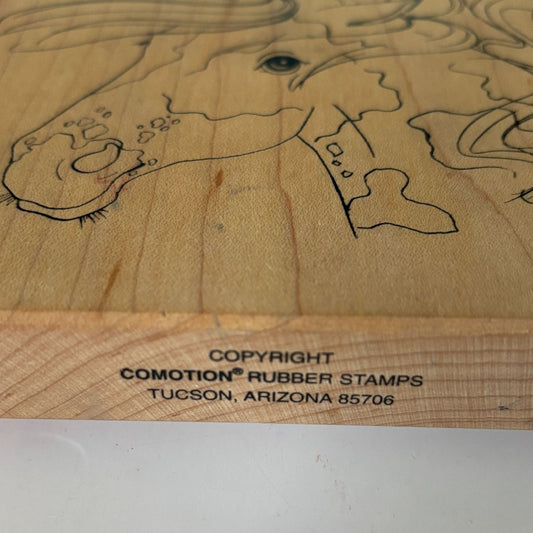 CoMotion Rubber Stamp Artistic Horse Head Crafting Scrapbooking Tool Card Making