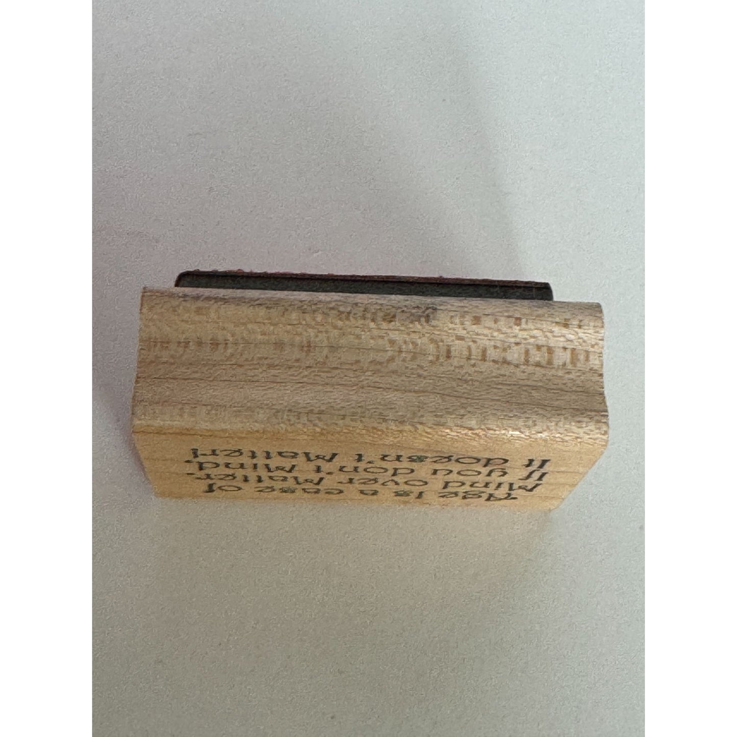 Ann-ticipations Rubber Stamp Funny Birthday Age Is A Case Of Mind Over Matter