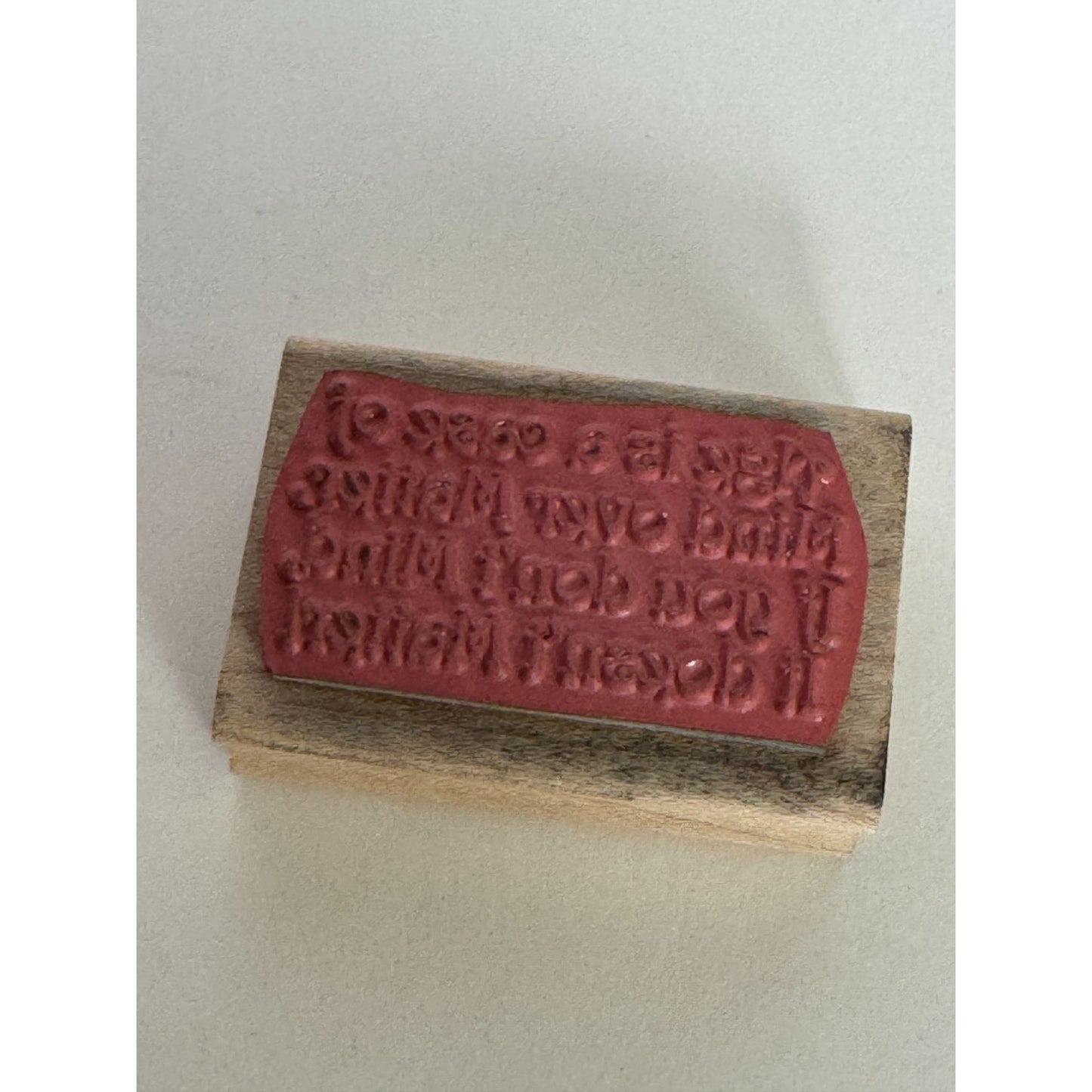 Ann-ticipations Rubber Stamp Funny Birthday Age Is A Case Of Mind Over Matter