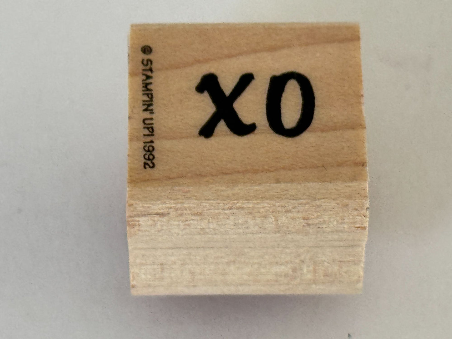 Stampin Up Rubber Stamp XO Valentines Day Card Making Love Hugs Kisses XOXO Wood