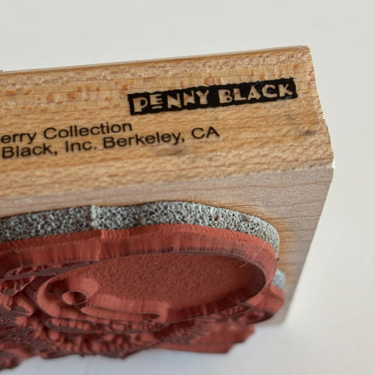 Penny Black Rubber Stamp Merry Kitty Christmas Ornament Cat Animal Holiday 2237E