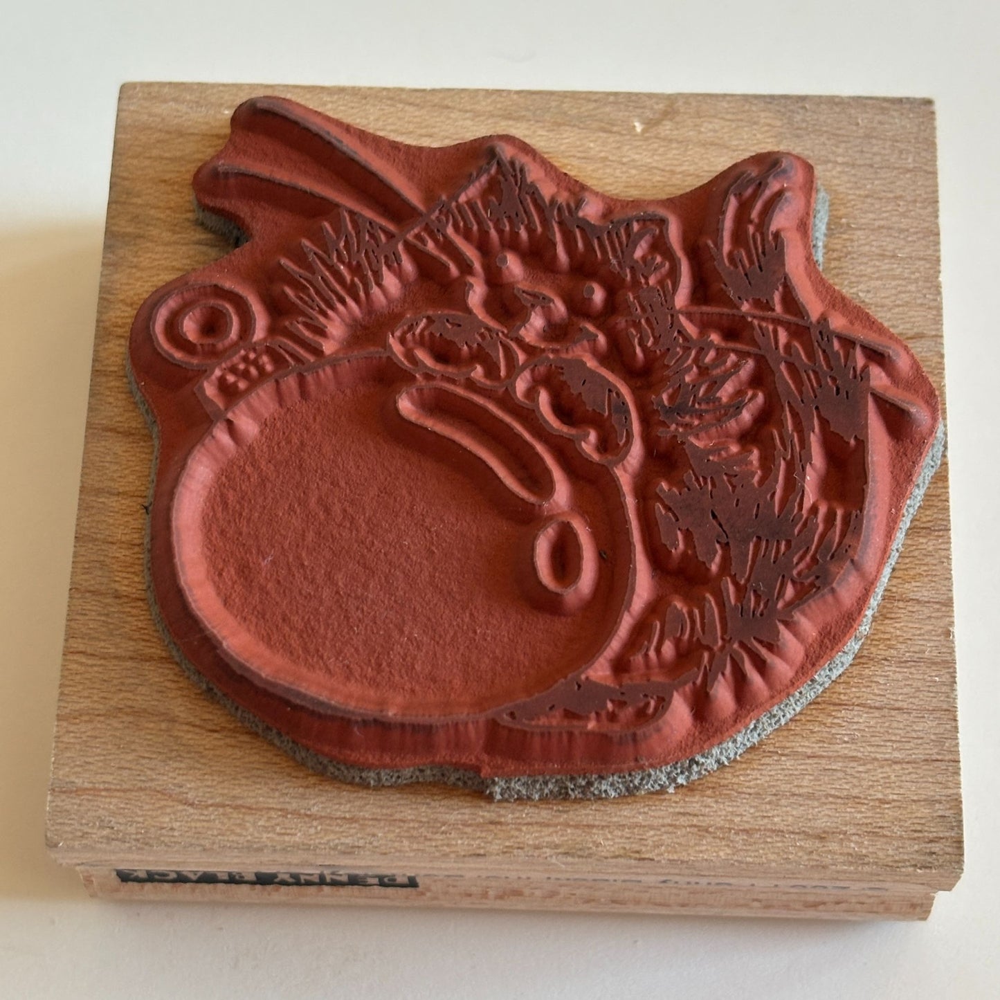 Penny Black Rubber Stamp Merry Kitty Christmas Ornament Cat Animal Holiday 2237E