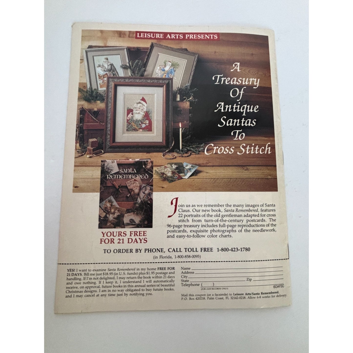 For The Love Of Cross Stitch Magazine January 1990 Christmas Afghan Teddy Bears