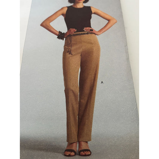 Vogue Sewing Pattern V2948 Tapered Pants Work Career Todays Fit by Betzina Uncut