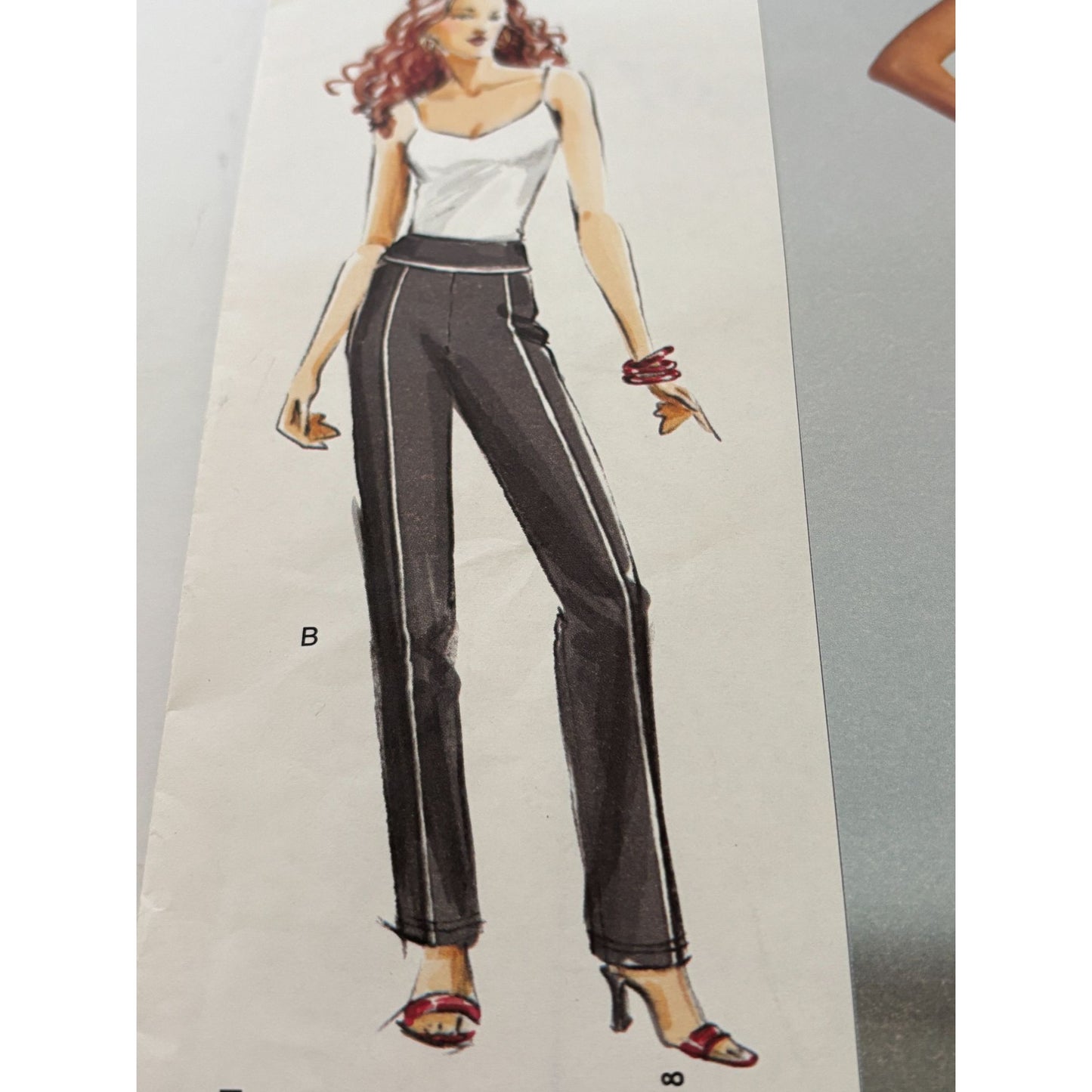 Vogue Sewing Pattern V2948 Tapered Pants Work Career Todays Fit by Betzina Uncut