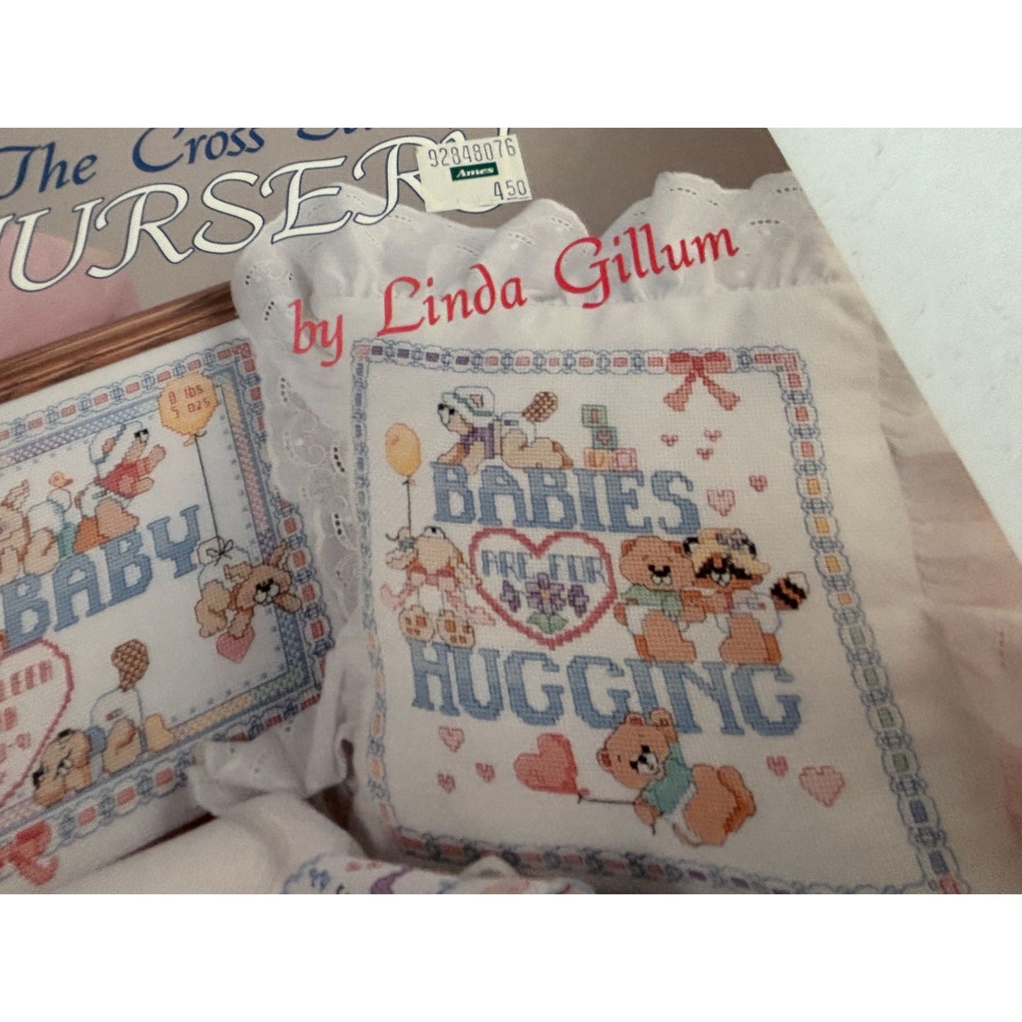 American School of Needlework Cross Stitch Patterns Book Welcome Baby Nursery
