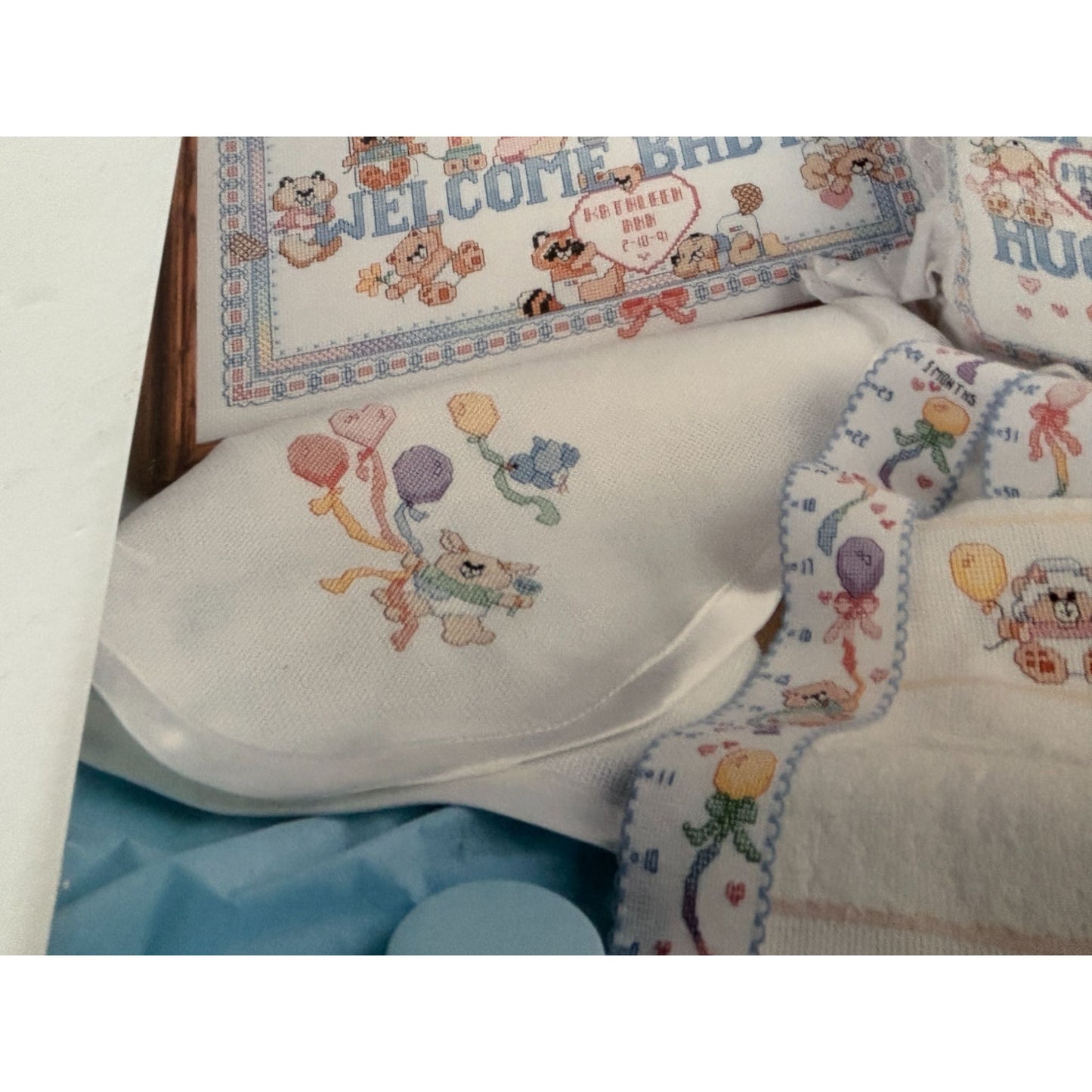 American School of Needlework Cross Stitch Patterns Book Welcome Baby Nursery