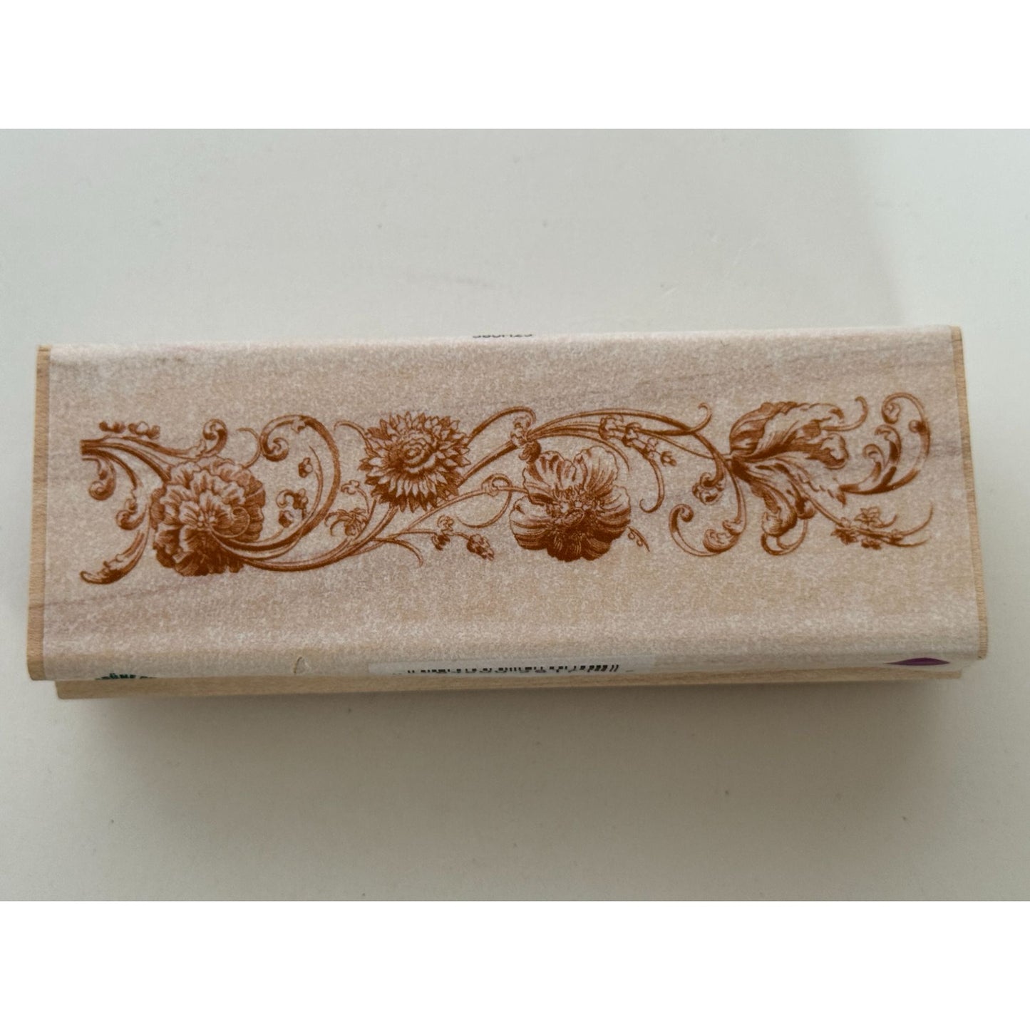 Anna Griffin Rubber Stamp Baroque Border Edge Ornate Motif Floral Card Making