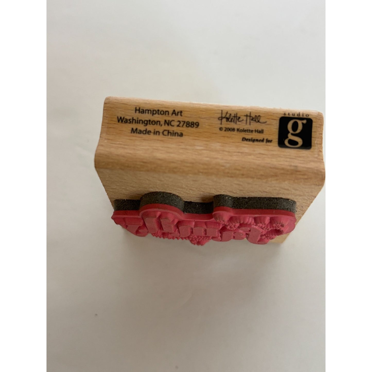 Hampton Art Rubber Stamp Family Tree Word Card Making Paper Crafting Wood Mount