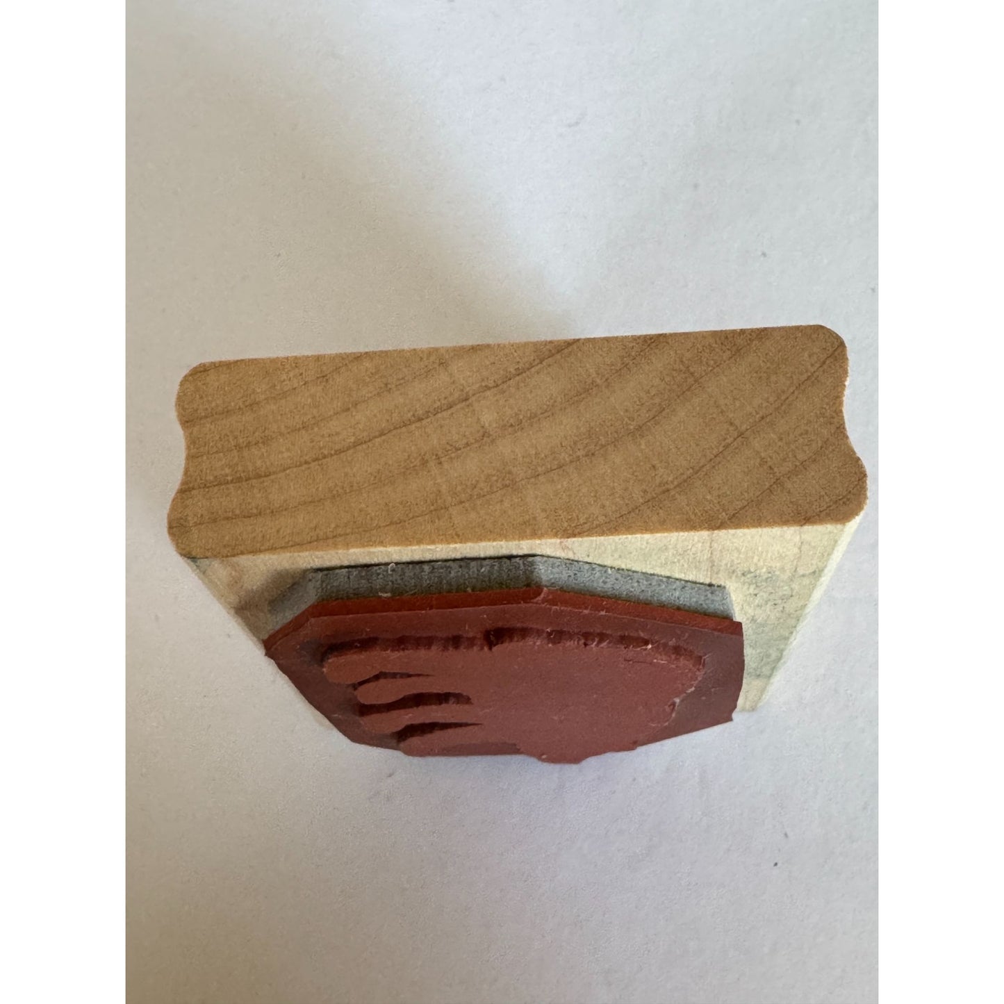 Stampin Up Wood Rubber Stamp Bear Silhouette Nature Alaska Outdoors Animal