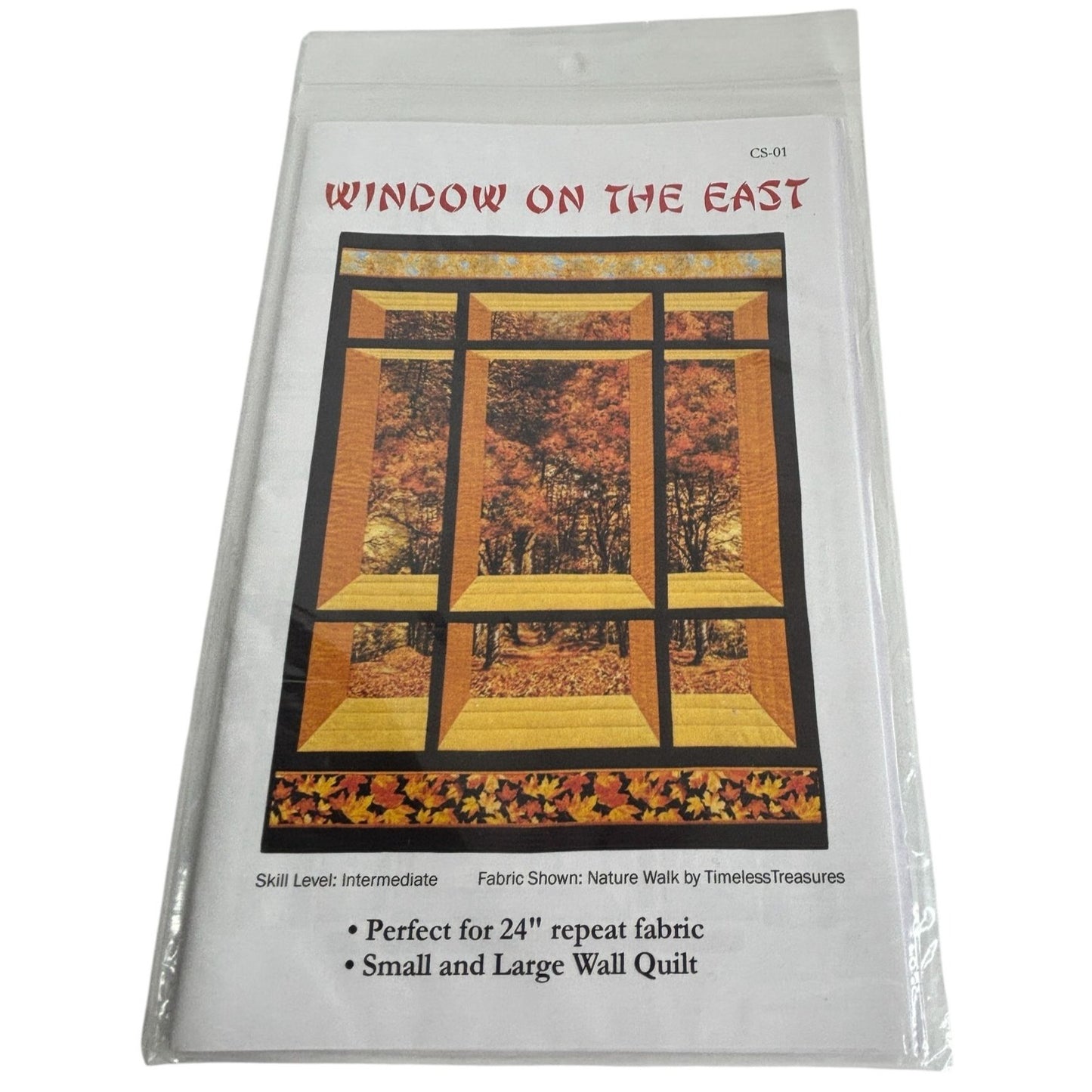 Window On The East Quilt Pattern Quilt Woman Small Big Wall Hanging Intermediate