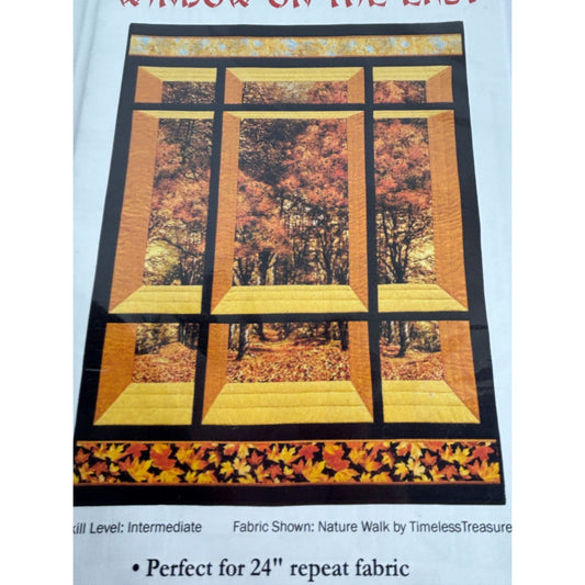 Window On The East Quilt Pattern Quilt Woman Small Big Wall Hanging Intermediate