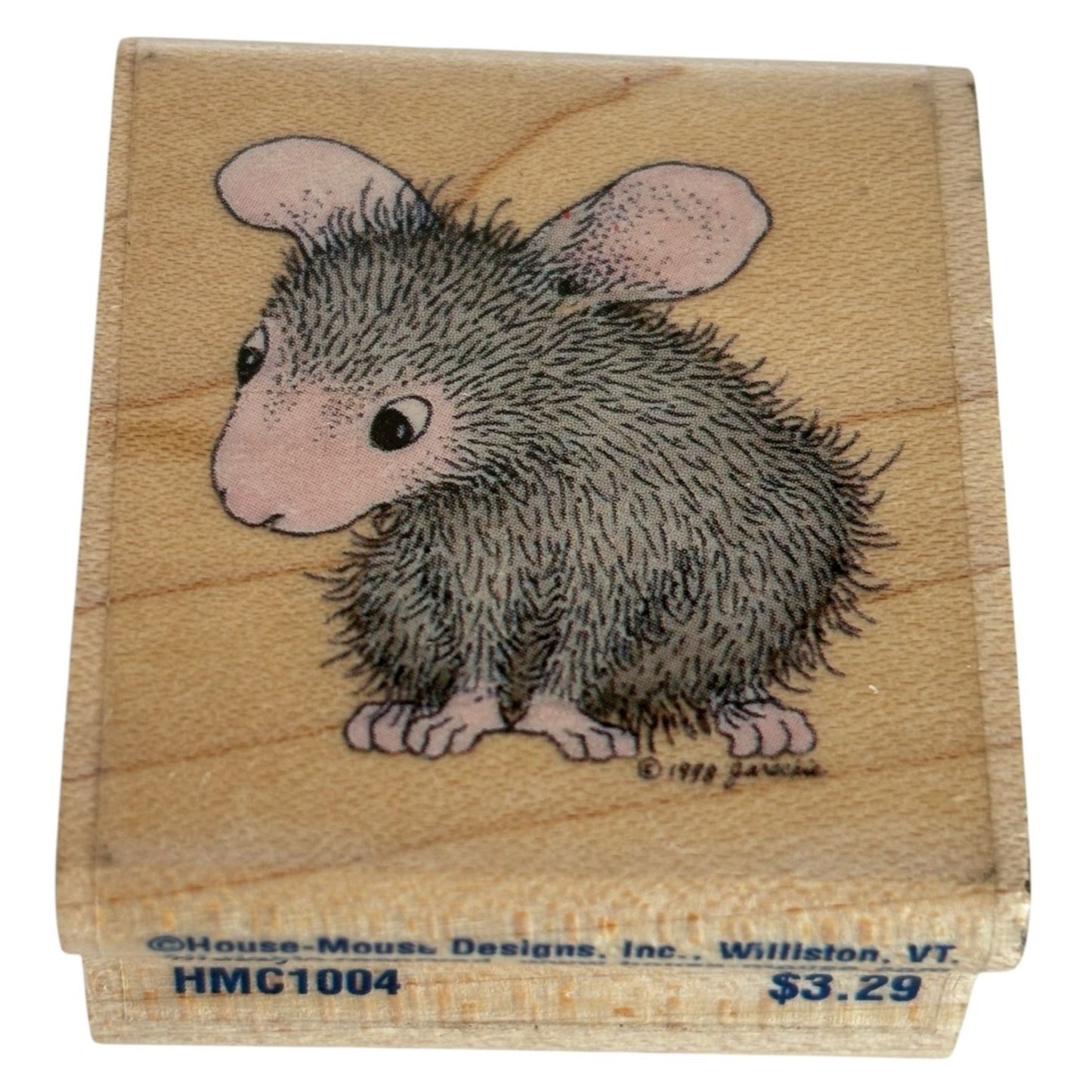 Stampabilities House Mouse Rubber Stamp Curious Muzzy Cute Animal Card Making