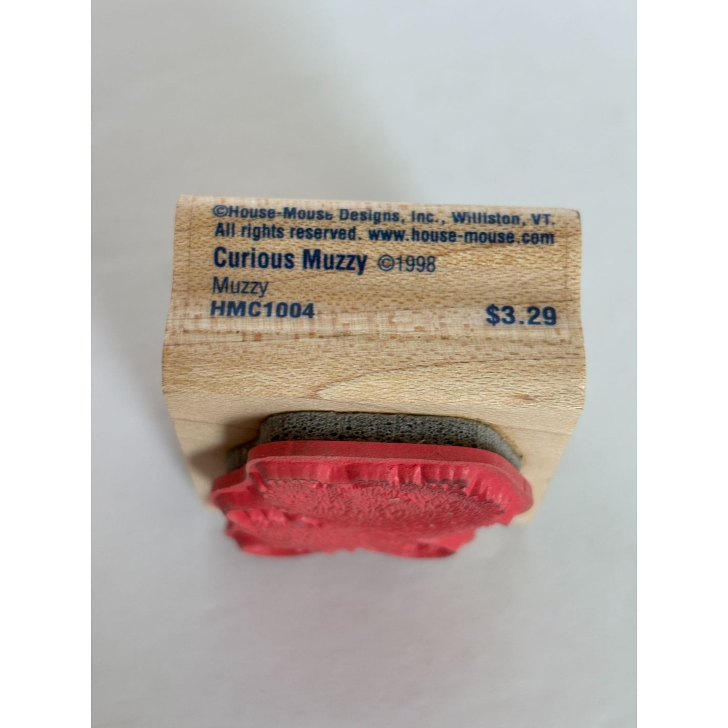 Stampabilities House Mouse Rubber Stamp Curious Muzzy Cute Animal Card Making