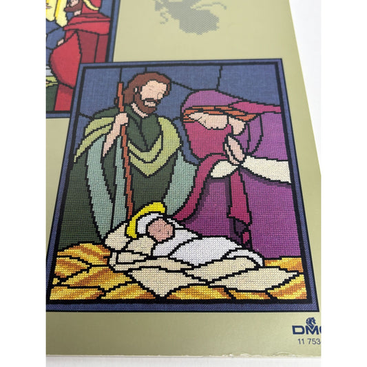 Gloria and Pat A Christmas Celebration Cross Stitch Pattern Book Nativity DMC