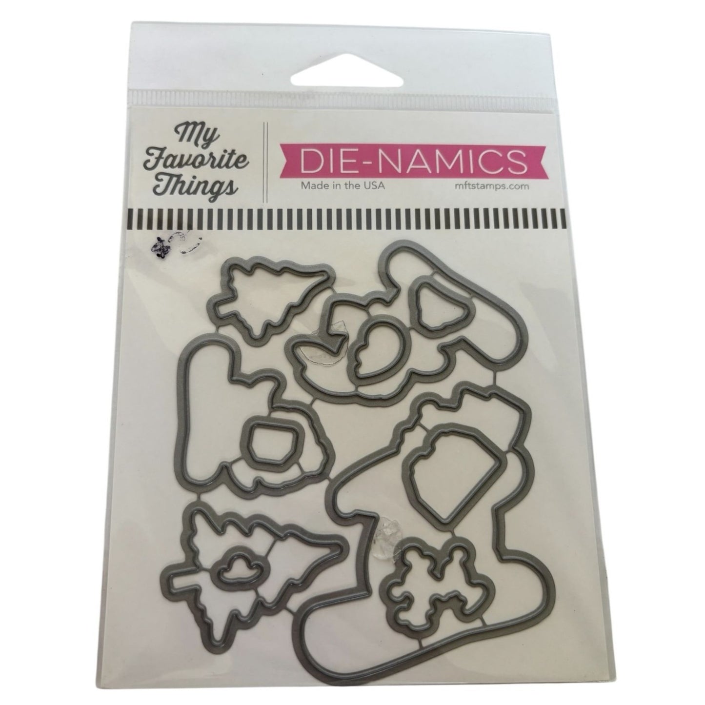 My Favorite Things Die-Namics Steel Dies Ready Set Snow Snowboarding Penguin