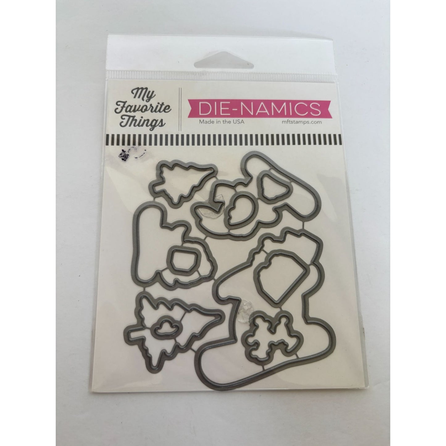 My Favorite Things Die-Namics Steel Dies Ready Set Snow Snowboarding Penguin