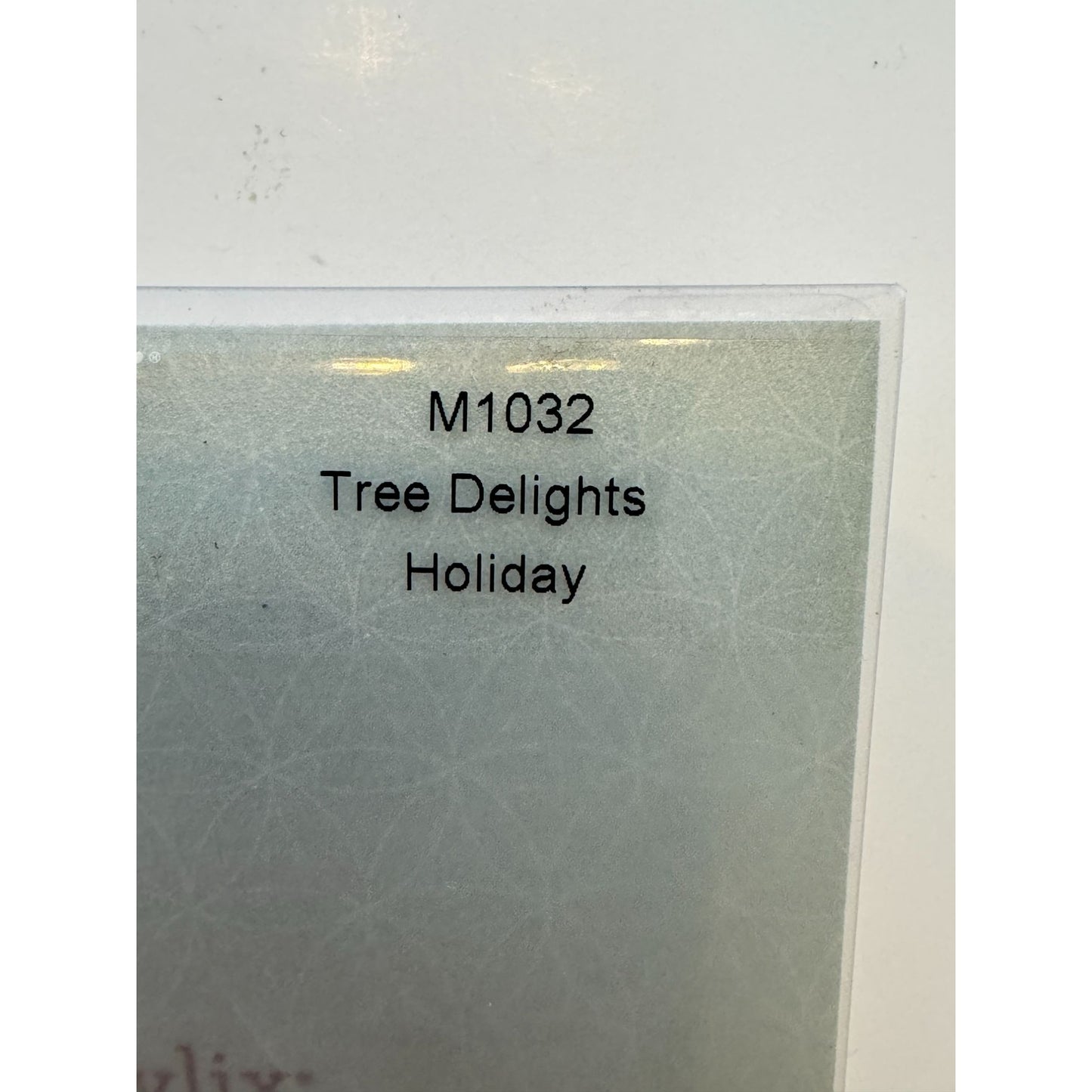 Close To My Heart My Acrylix Tree Delights Holiday Stamp Set Acrylic Christmas