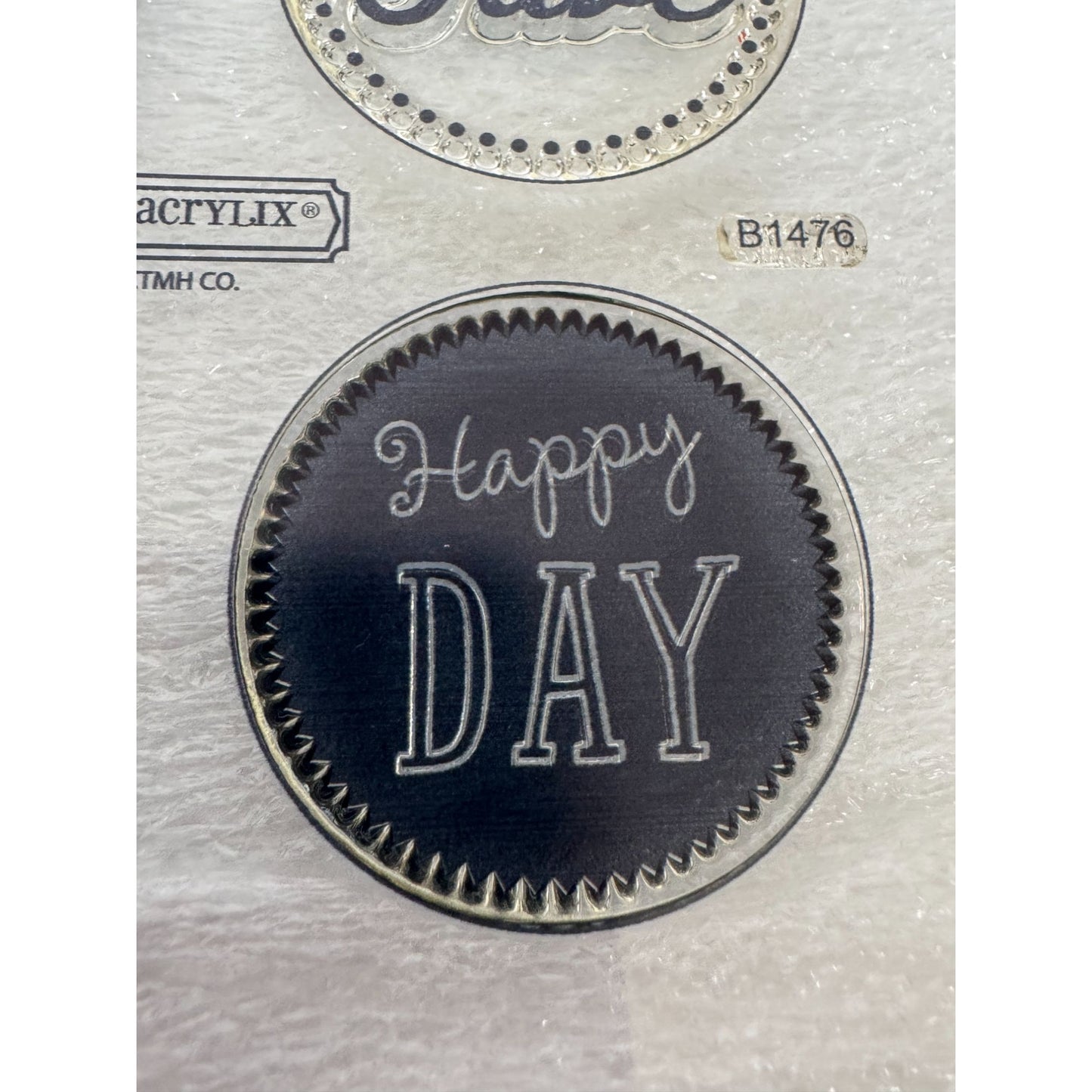 CTMH My Acrylix Acrylic Stamps Set B1476 My Fave Special Delivery For You Words