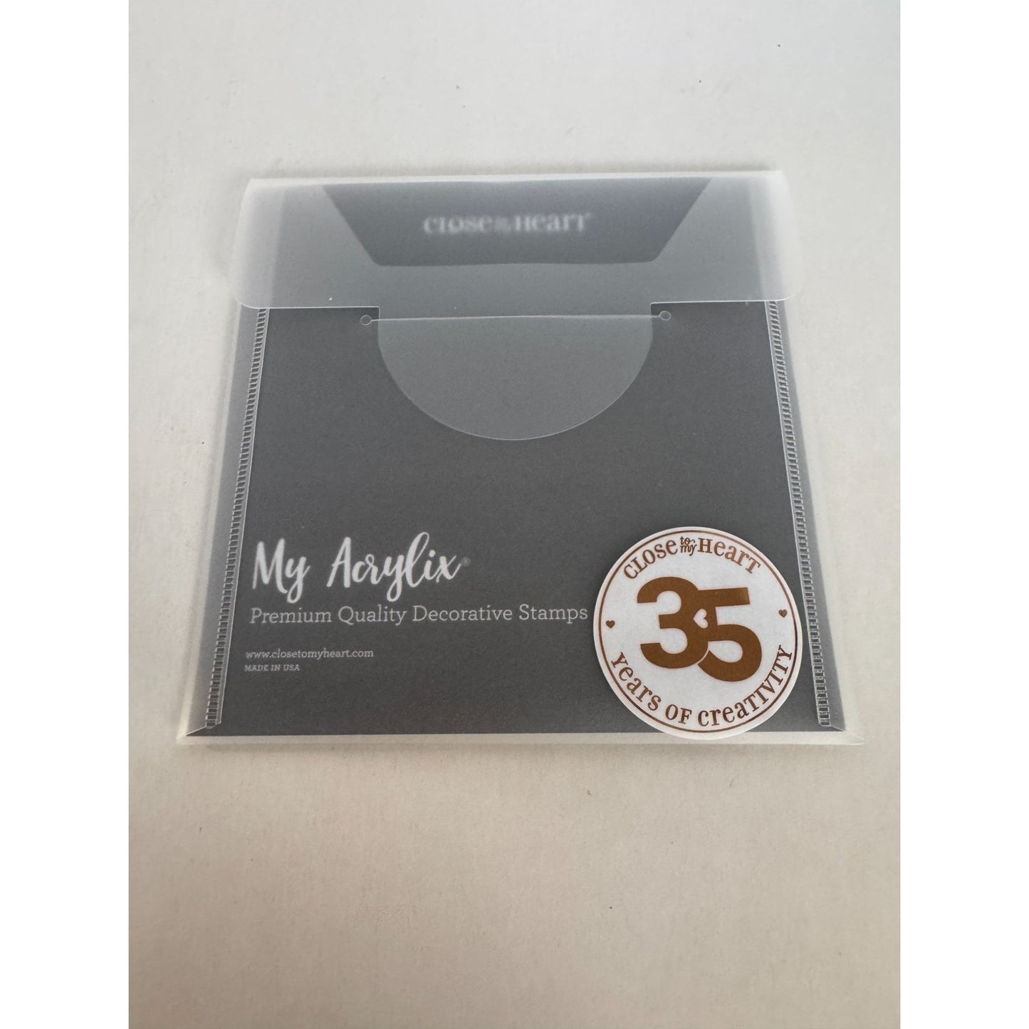 CTMH Acrylic Stamp Set Everyday Magic Radiate Positivity Inspirational Kind Word