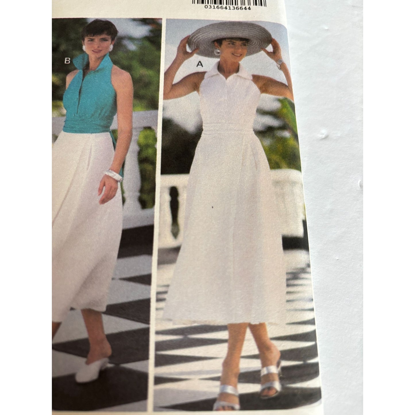 Butterick Sewing Pattern 6216 Halter Top Wrap Skirt Shorts Summer 6 8 10 12 UC