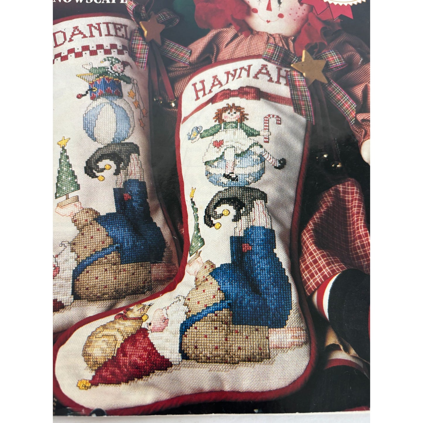 For The Love Of Cross Stitch Magazine January 1993 Christmas Stocking Olde Santa