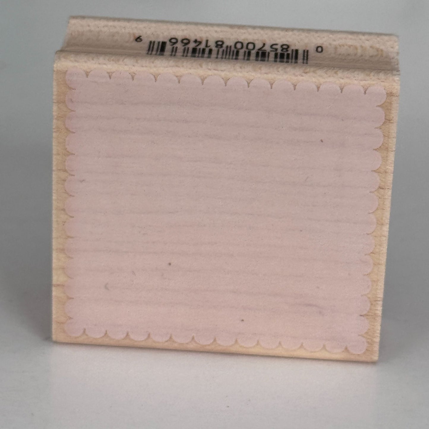 Hero Arts Rubber Stamp Square Scalloped Shadow Background Frame Card Making Scrapbooking Texture E1962