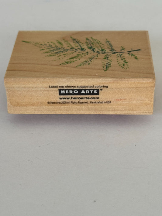 Hero Arts Rubber Stamp Lady Fern Branch Plant Nature Outdoors Card Making E3640
