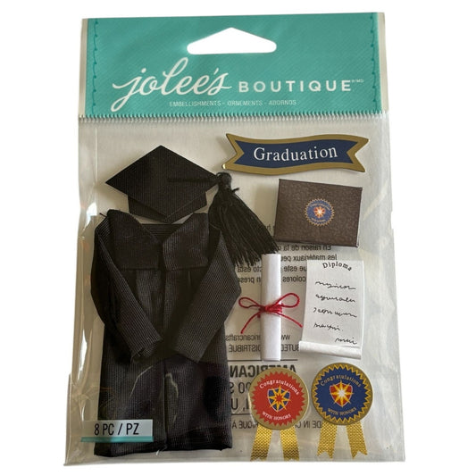 Jolees Boutique Embellishments Graduation Card Making Craft Scrapbooking Diploma