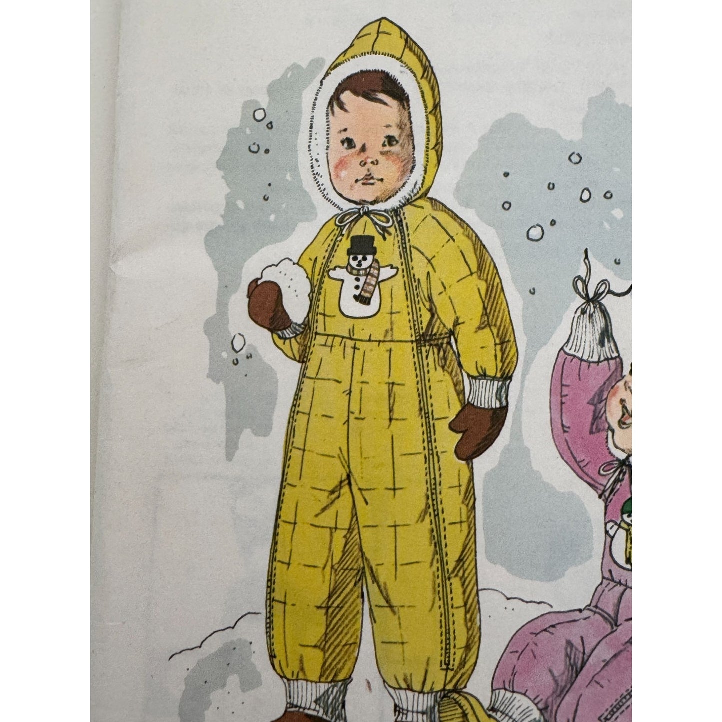 Kwik Sew Sewing Pattern 860 Toddler Snowsuit Ages 1-3 Raglan Sleeves Winter UC