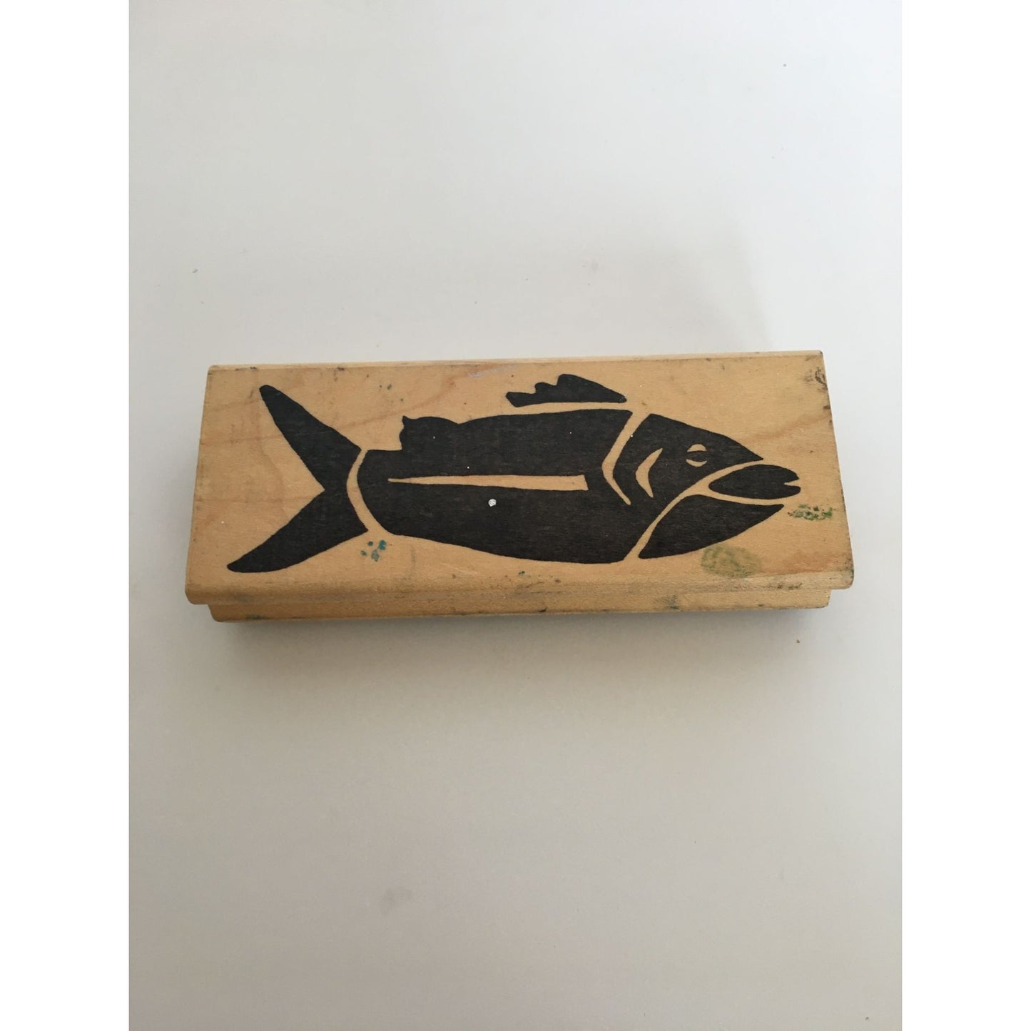 Hot Potatoes Rubber Stamp Fish Fathers Day Nature Animal Card Making