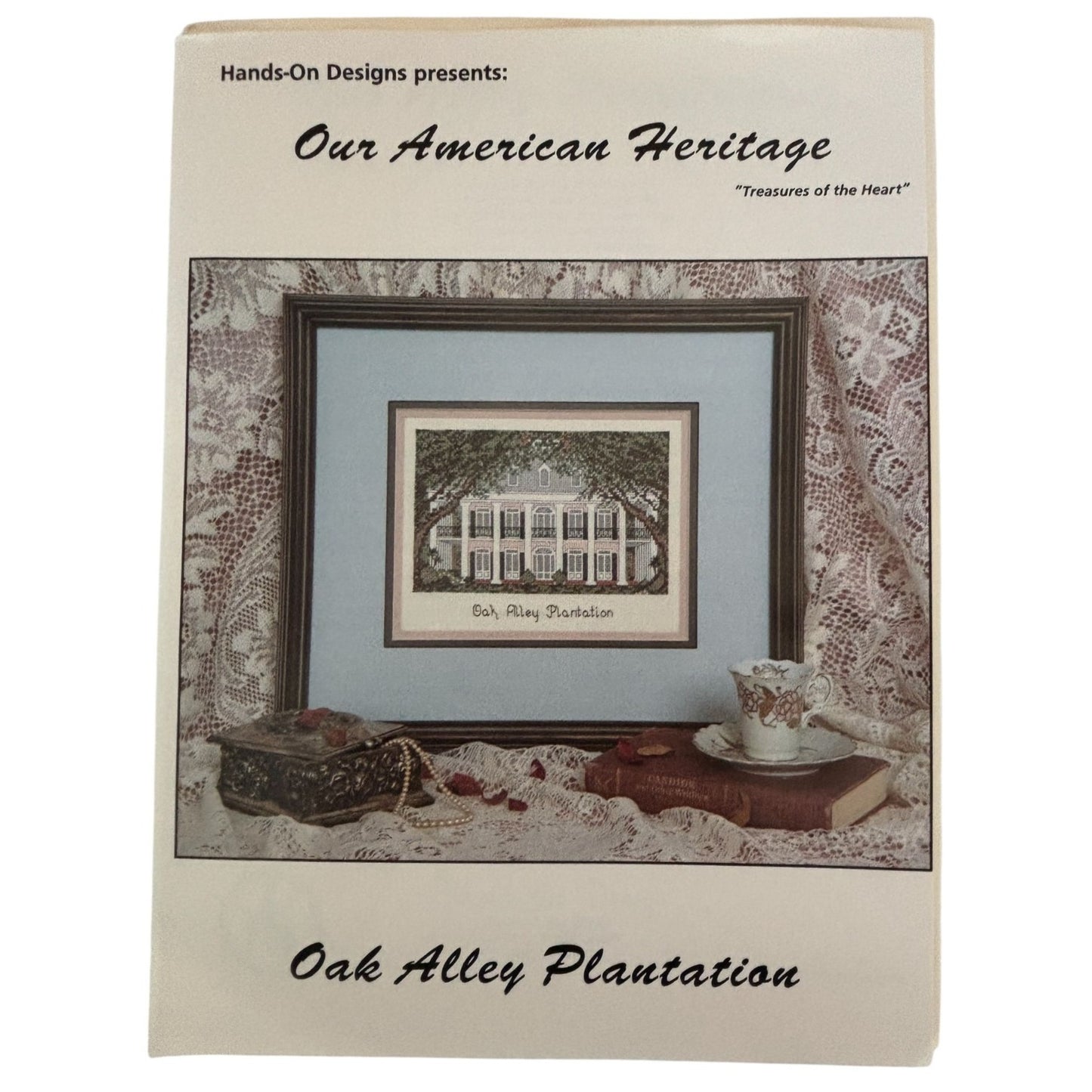 Hands On Designs Cross Stitch Kit Oak Alley Plantation House American History LA