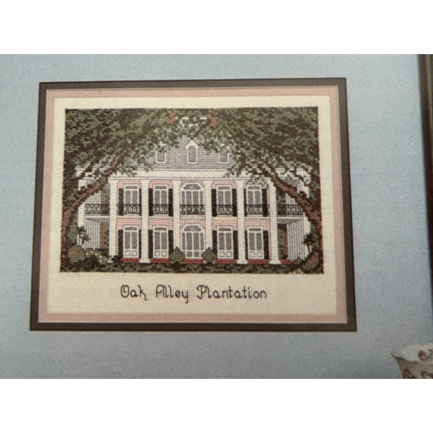 Hands On Designs Cross Stitch Kit Oak Alley Plantation House American History LA