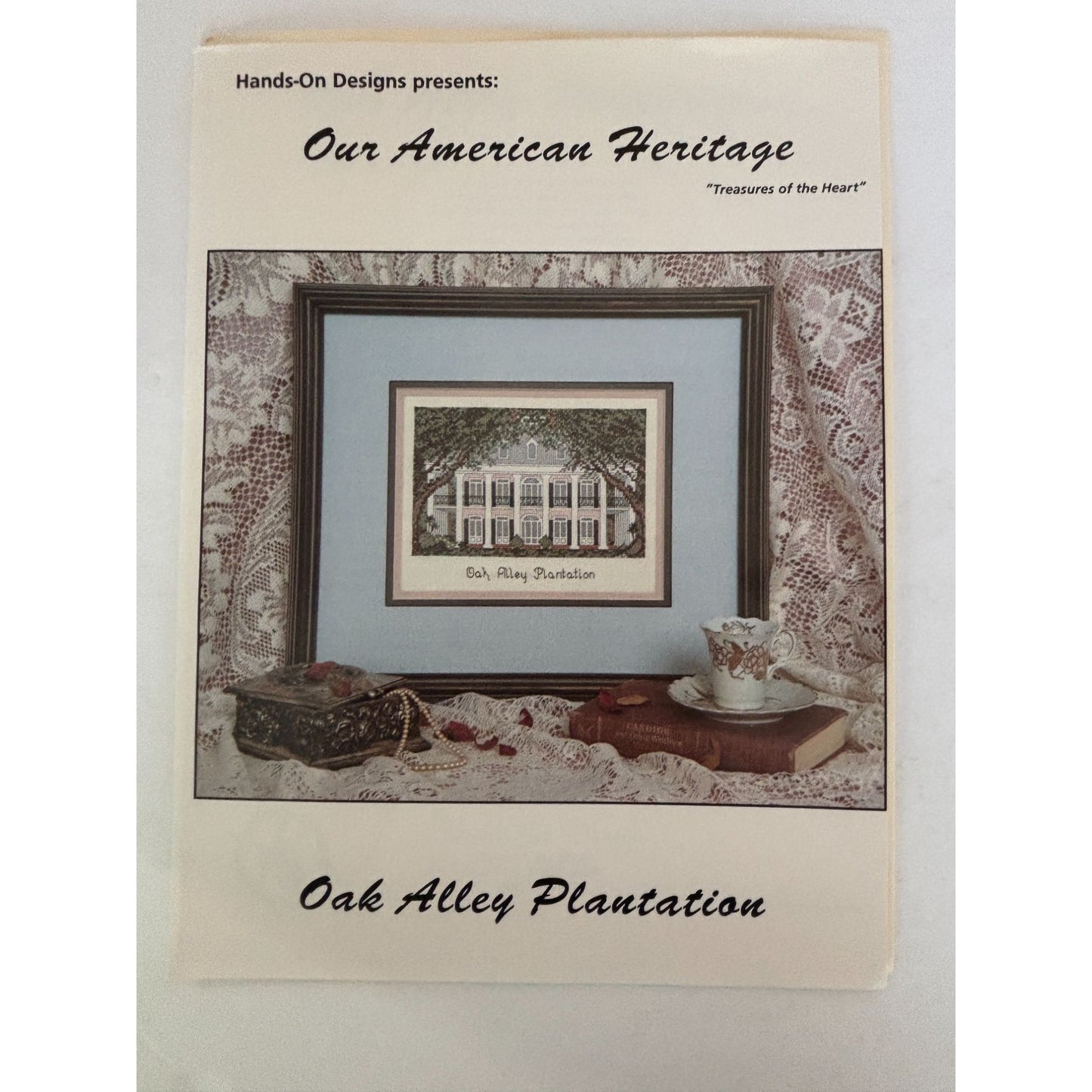 Hands On Designs Cross Stitch Kit Oak Alley Plantation House American History LA