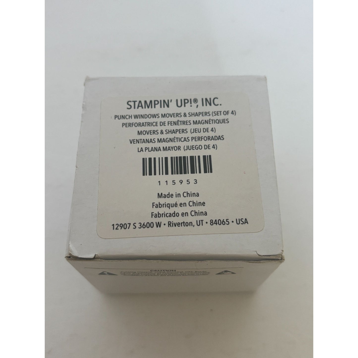 Stampin Up Punch Windows Movers and Shapers Magnetic Dies 115953 Craft Set Of 4
