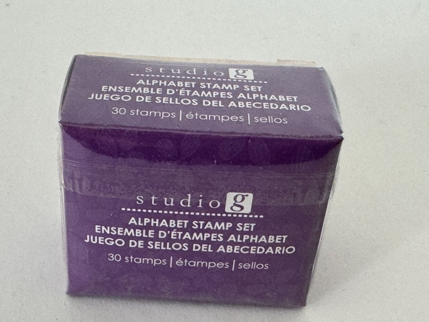 Studio G Rubber Stamp Set Alphabet Tiny Letters Symbols Lower Case Letters Craft