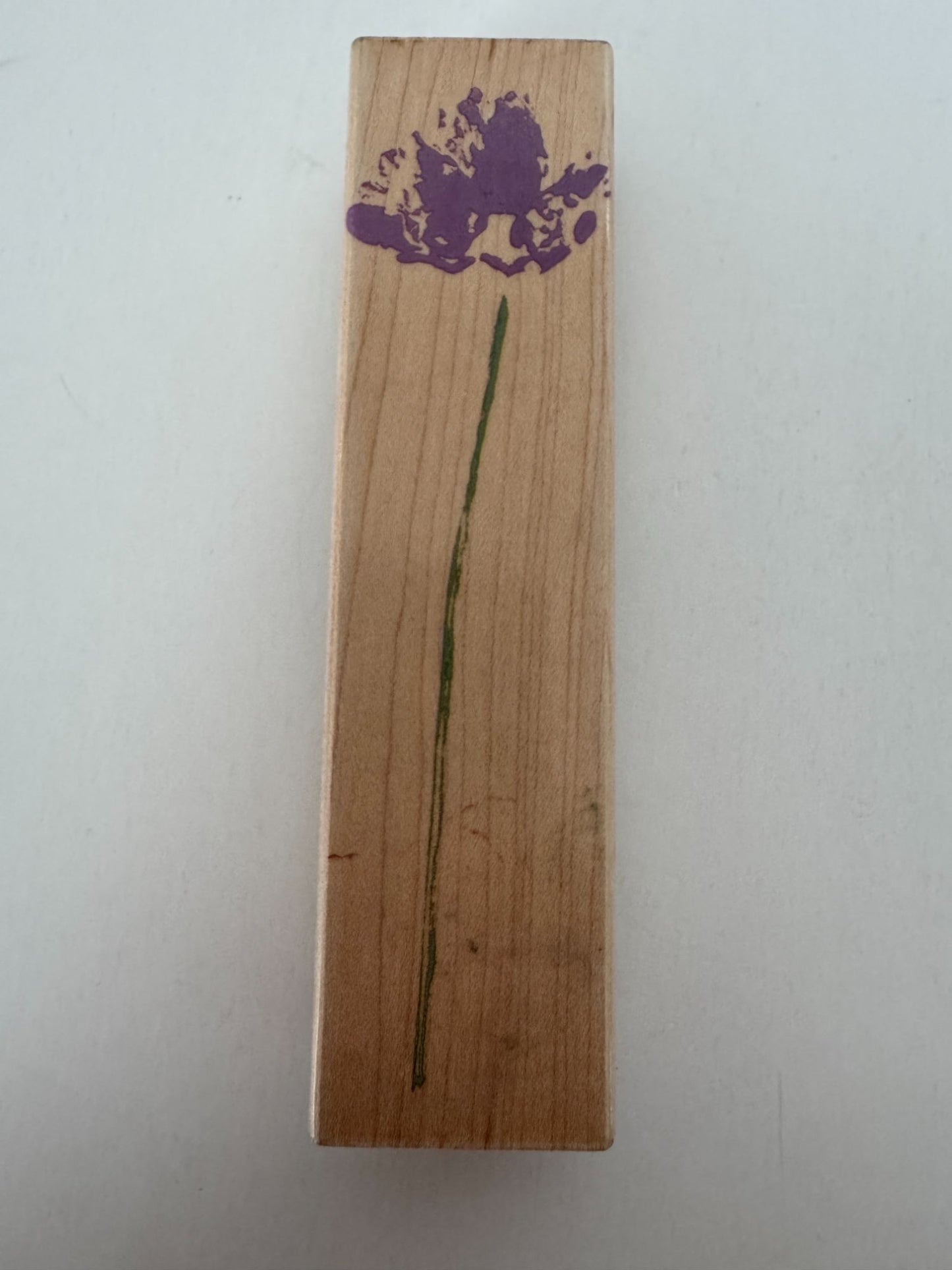 Hero Arts Rubber Stamp Long Stemmed Wildflower Flower Vertical Long Card Making
