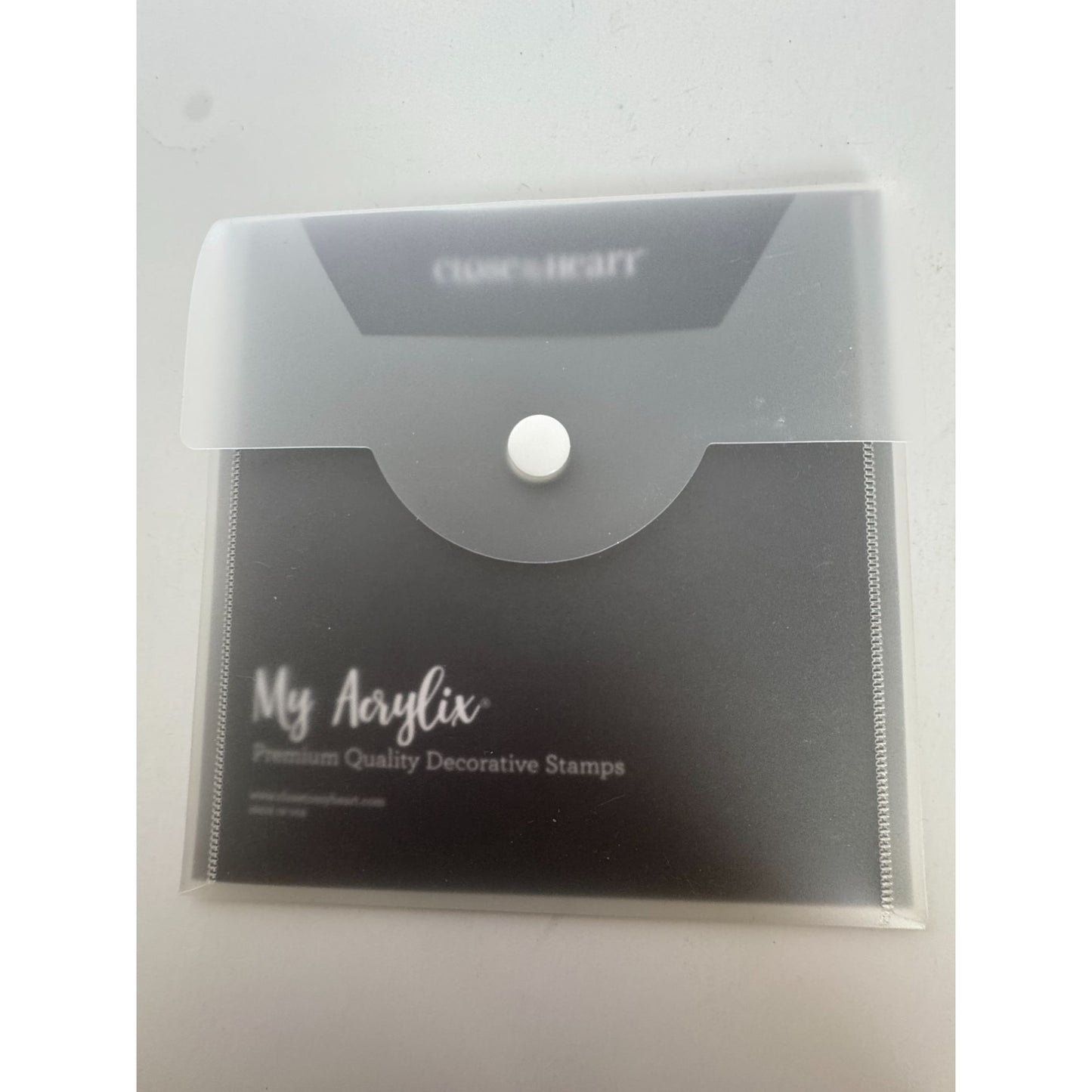 CTMH My Acrylix Acrylic Stamp Beautiful Moments Sentiments Inspire Words A1200
