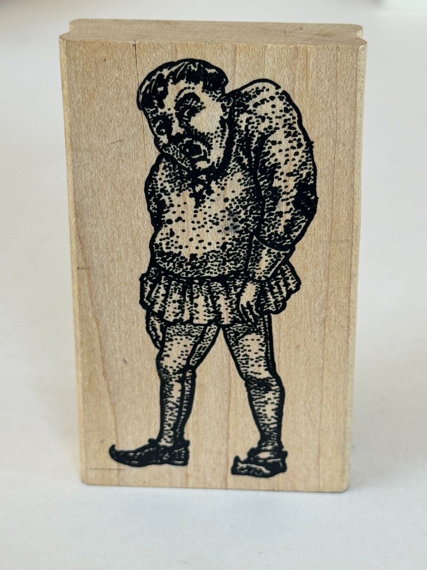Museum of Modern Rubber Stamp Hunchback of Notre Dame Ogre Monster Card Making