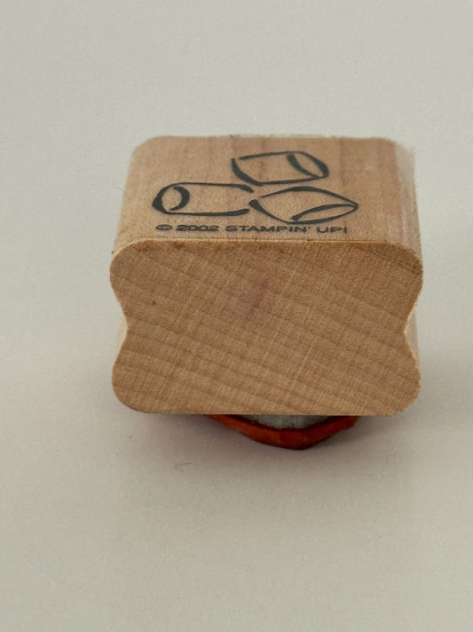 Stampin Up Rubber Stamp Marshmallows Hot Chocolate Cocoa Drink Card Making Wood