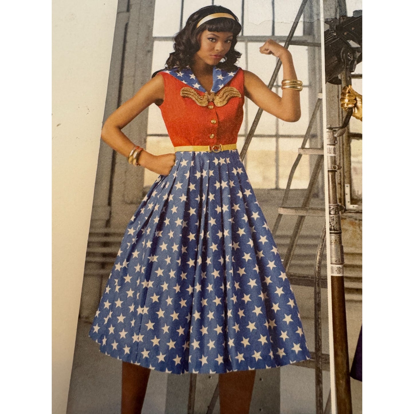 Simplicity Sewing Pattern 8481 Rockabilly Dress Superhero Hero Costume Sz 10-18