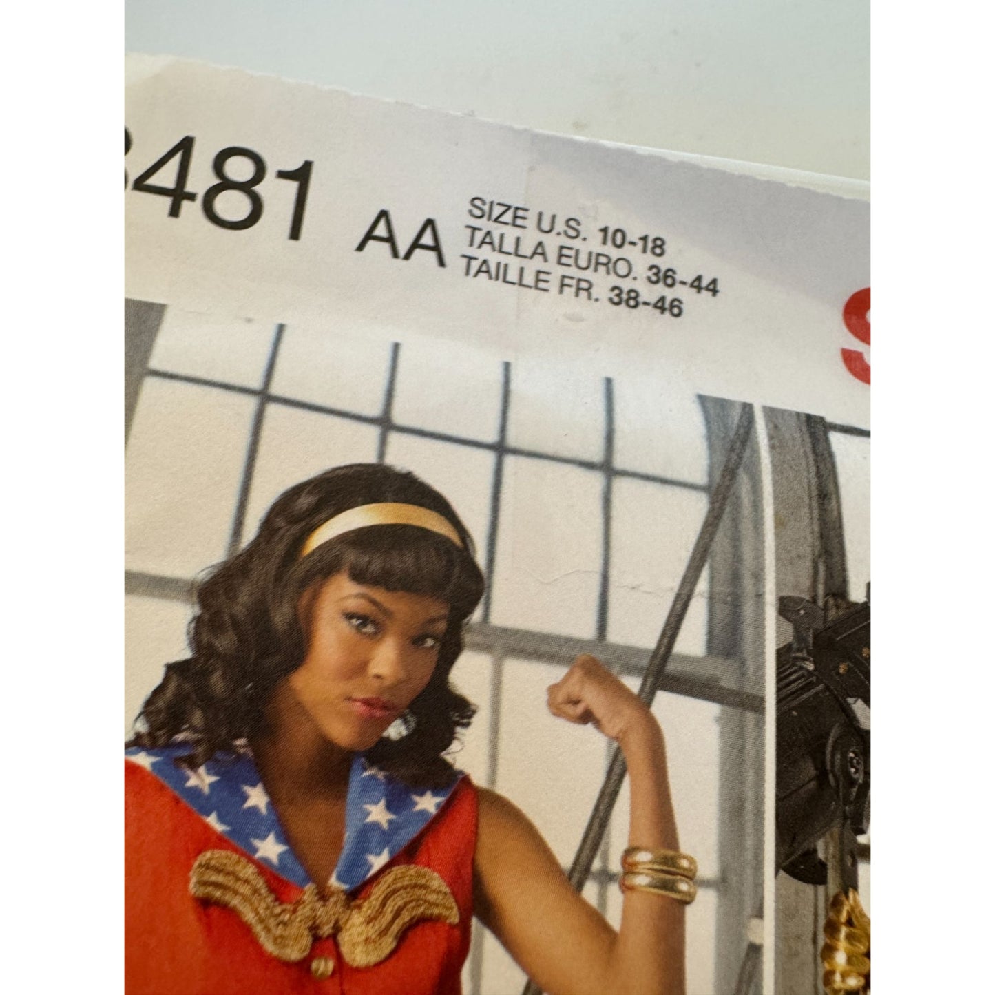 Simplicity Sewing Pattern 8481 Rockabilly Dress Superhero Hero Costume Sz 10-18