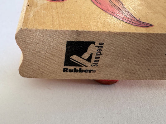 Rubber Stampede Rubber Stamp Red Chili Peppers Spicy Food Pepper Recipe Craft