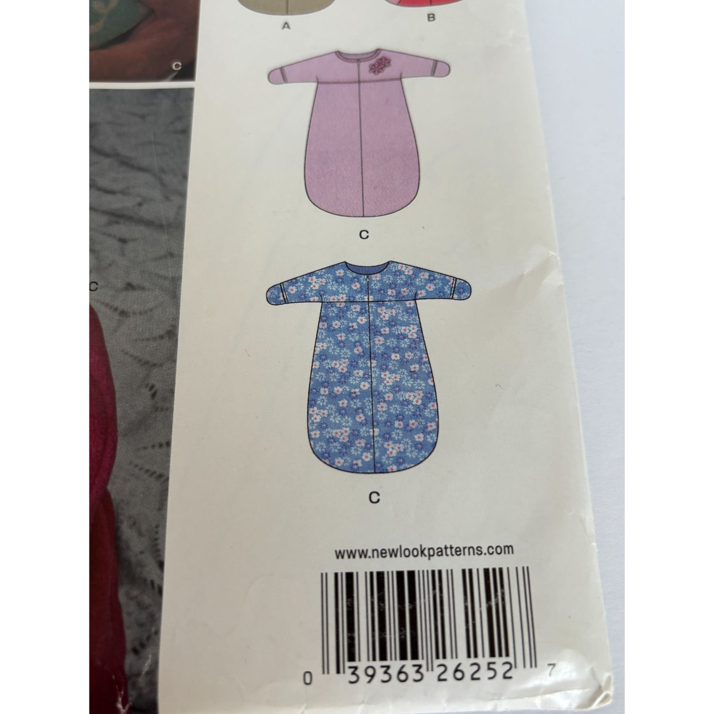 Simplicity Sewing Pattern A6252 Baby Sleep Sacks Wearable Blanket Owl Costumes