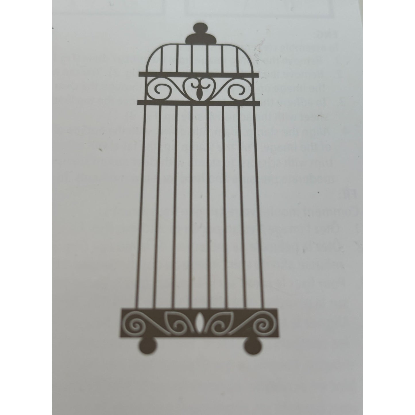 Stampin Up Clear Mount Rubber Stamp Set Aviary Birdcages Birds Owl Card Making 9
