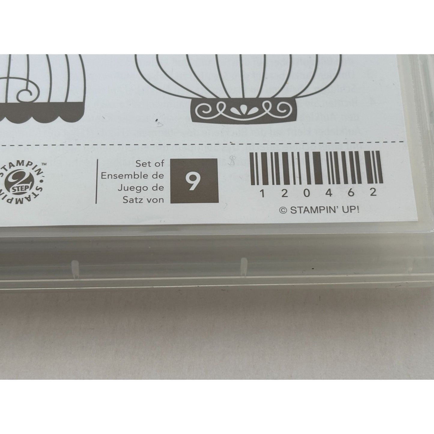 Stampin Up Clear Mount Rubber Stamp Set Aviary Birdcages Birds Owl Card Making 9