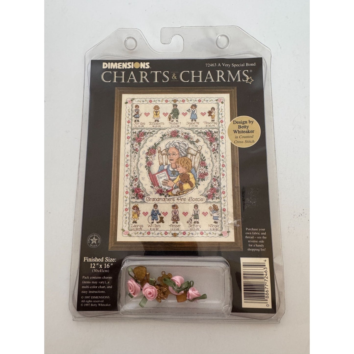 Dimensions Cross Stitch Kit A Very Special Bond Grandmother Grandchildren Record