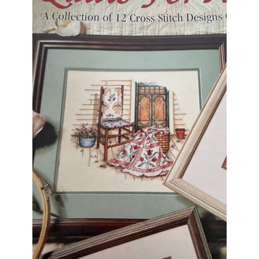 Paula Vaughan Patchwork Quilts For All Seasons Cross Stitch Book 56 Months 12