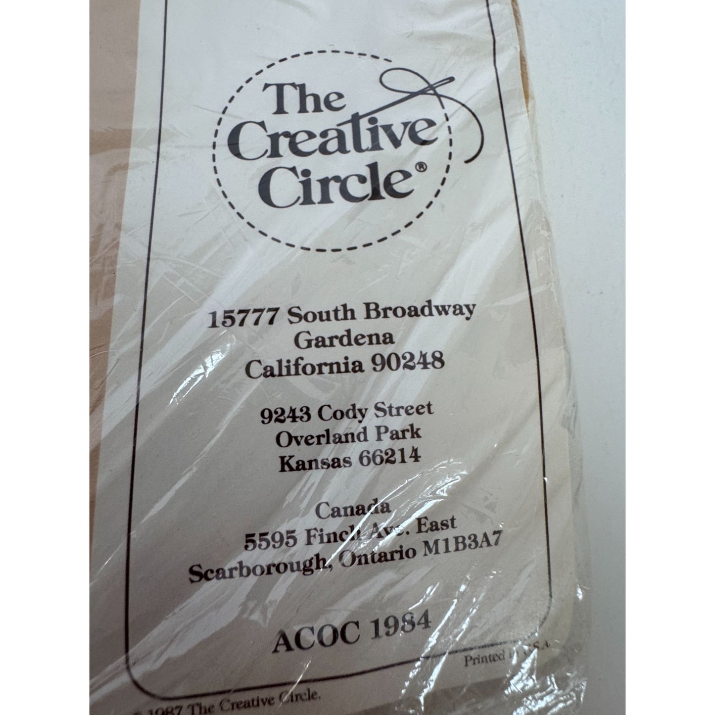 The Creative Circle Cross Stitch Kit Special People Grandma Daughter Family Vtg